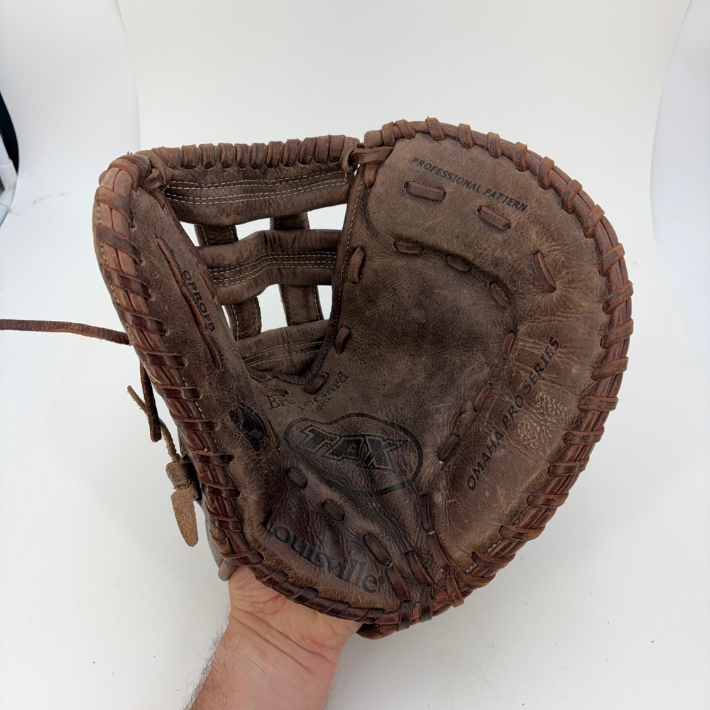 Louisville Slugger TPX Omaha Pro Series OPROFB First Base Mitt Brown Leather